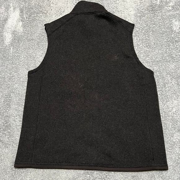 Patagonia Better Sweater Vest Mens Large Black Full Zip Outdoor Fleece Hiking - Picture 3 of 7